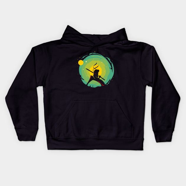 ready to fight Kids Hoodie by keenkei